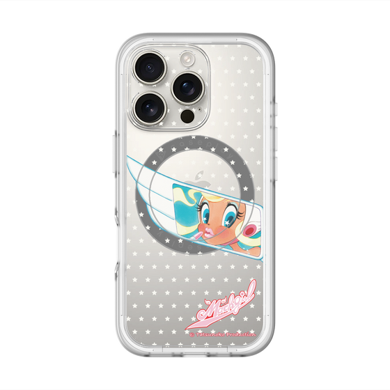 スリムプロテクションプレミアムケース with MagSafe［ マッハガール - サイドミラー ］
