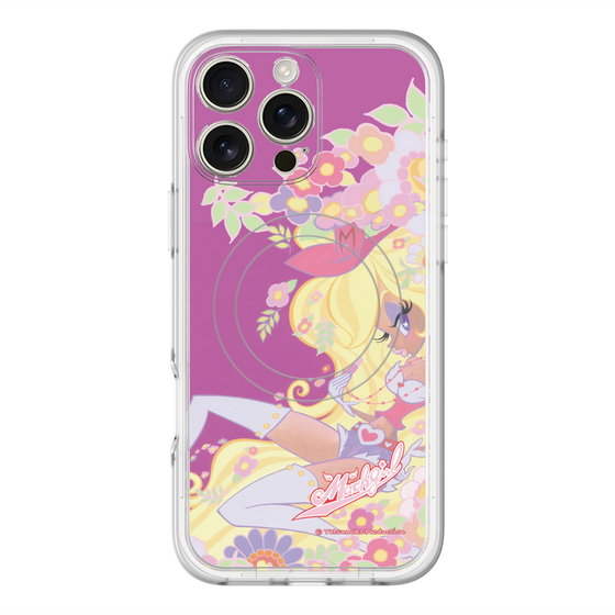 スリムプロテクションプレミアムケース with MagSafe［ マッハガール - 花とリップ ］