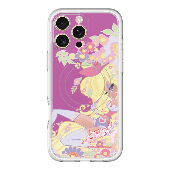 スリムプロテクションプレミアムケース with MagSafe［ マッハガール - 花とリップ ］