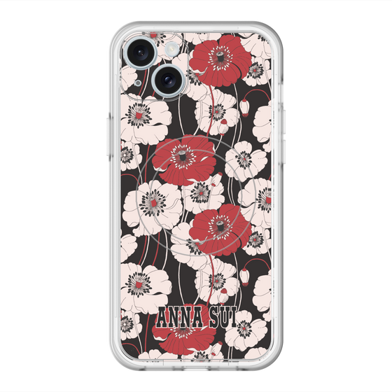 スリムプロテクションプレミアムケース with MagSafe［ ANNA SUI - ポピー ］
