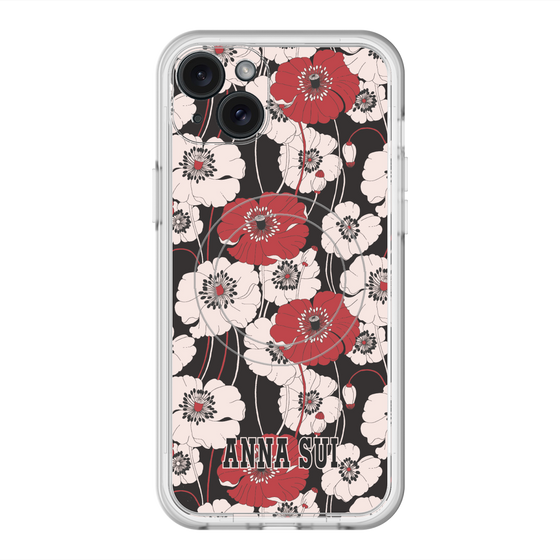 スリムプロテクションプレミアムケース with MagSafe［ ANNA SUI - ポピー ］