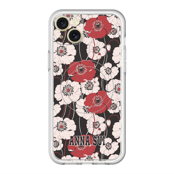 スリムプロテクションプレミアムケース with MagSafe［ ANNA SUI - ポピー ］