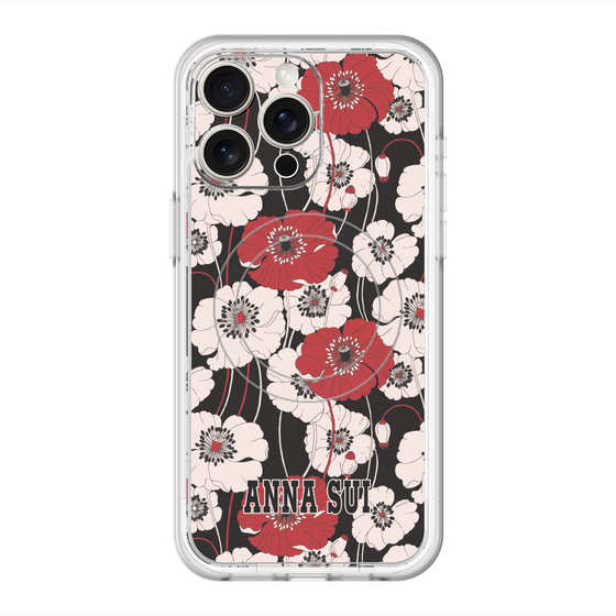 スリムプロテクションプレミアムケース with MagSafe［ ANNA SUI - ポピー ］