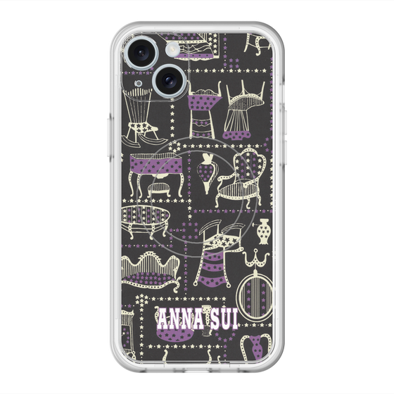 スリムプロテクションプレミアムケース with MagSafe［ ANNA SUI - チェア ］