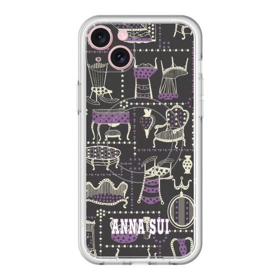 スリムプロテクションプレミアムケース with MagSafe［ ANNA SUI - チェア ］