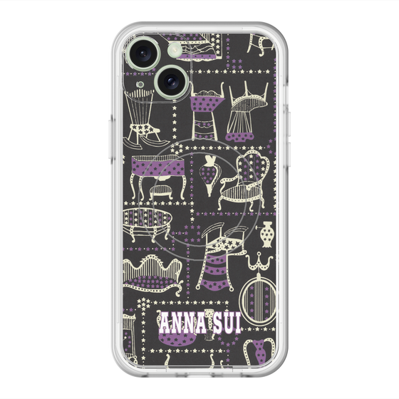 スリムプロテクションプレミアムケース with MagSafe［ ANNA SUI - チェア ］
