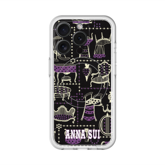 スリムプロテクションプレミアムケース with MagSafe［ ANNA SUI - チェア ］