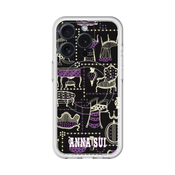 スリムプロテクションプレミアムケース with MagSafe［ ANNA SUI - チェア ］