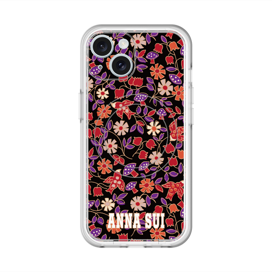 スリムプロテクションプレミアムケース with MagSafe［ ANNA SUI - ワイルドフラワー ］