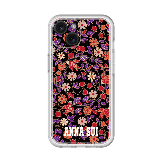 スリムプロテクションプレミアムケース with MagSafe［ ANNA SUI - ワイルドフラワー ］
