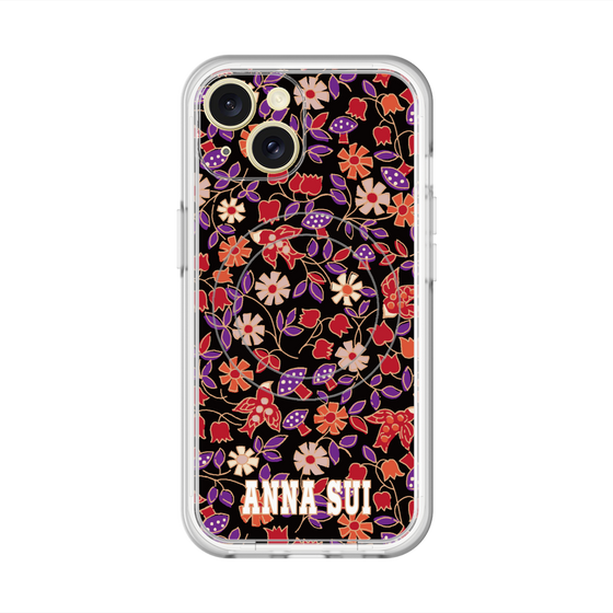 スリムプロテクションプレミアムケース with MagSafe［ ANNA SUI - ワイルドフラワー ］