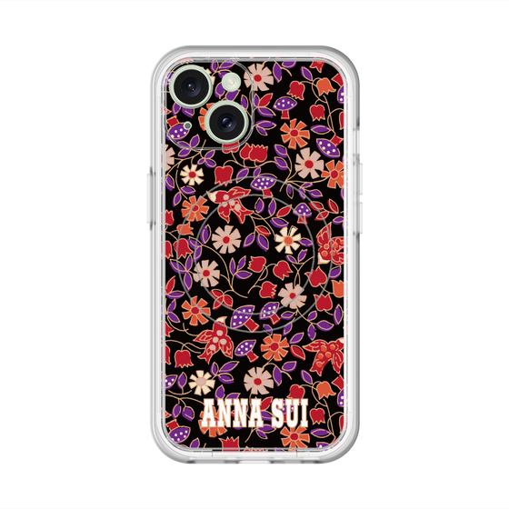 スリムプロテクションプレミアムケース with MagSafe［ ANNA SUI - ワイルドフラワー ］
