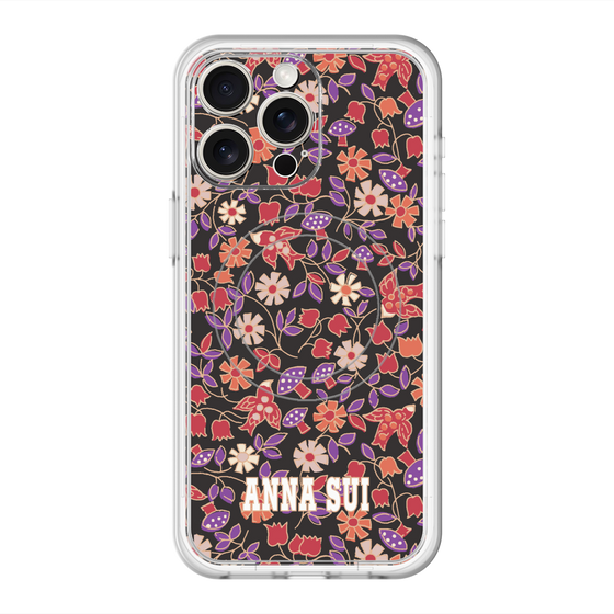 スリムプロテクションプレミアムケース with MagSafe［ ANNA SUI - ワイルドフラワー ］