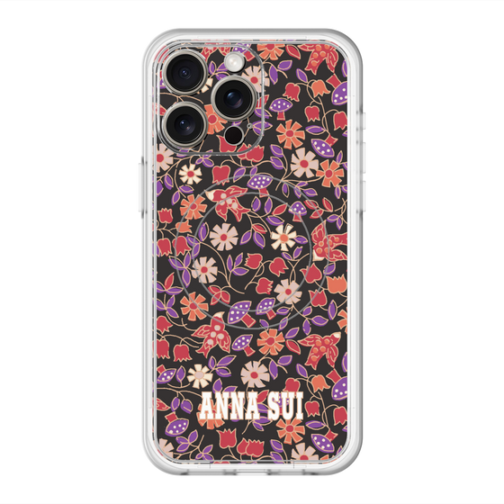 スリムプロテクションプレミアムケース with MagSafe［ ANNA SUI - ワイルドフラワー ］