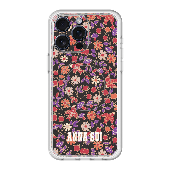 スリムプロテクションプレミアムケース with MagSafe［ ANNA SUI - ワイルドフラワー ］