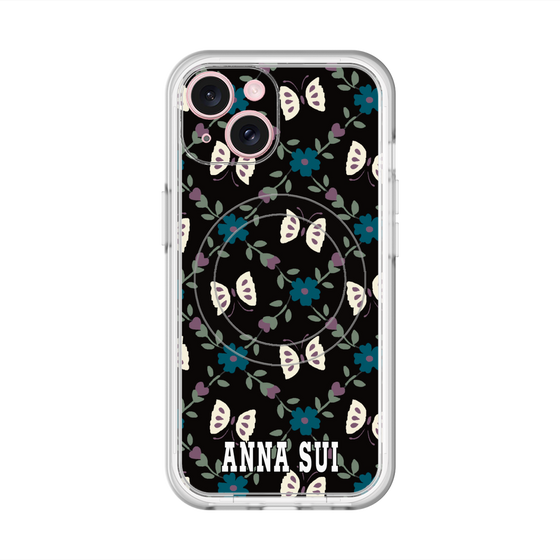 スリムプロテクションプレミアムケース with MagSafe［ ANNA SUI - バタフライ ］