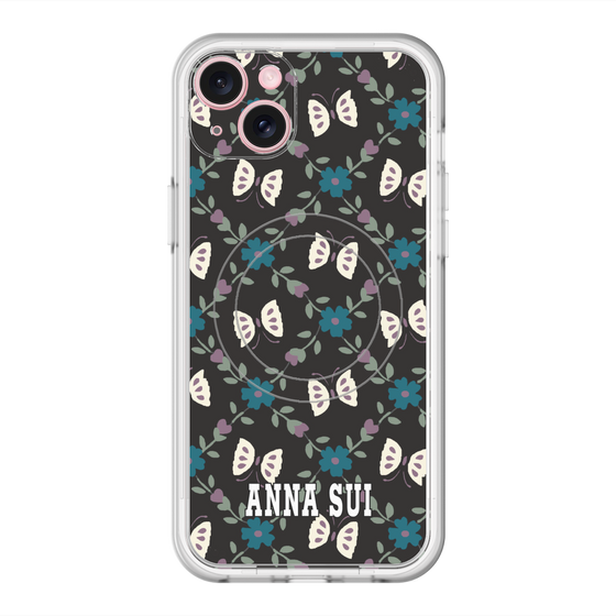 スリムプロテクションプレミアムケース with MagSafe［ ANNA SUI - バタフライ ］