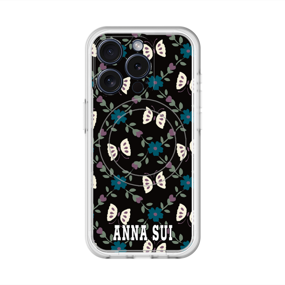 スリムプロテクションプレミアムケース with MagSafe［ ANNA SUI - バタフライ ］