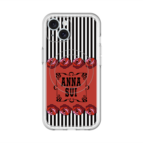 スリムプロテクションプレミアムケース with MagSafe［ ANNA SUI - ローズ ］