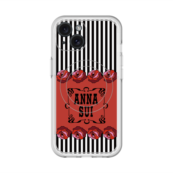 スリムプロテクションプレミアムケース with MagSafe［ ANNA SUI - ローズ ］