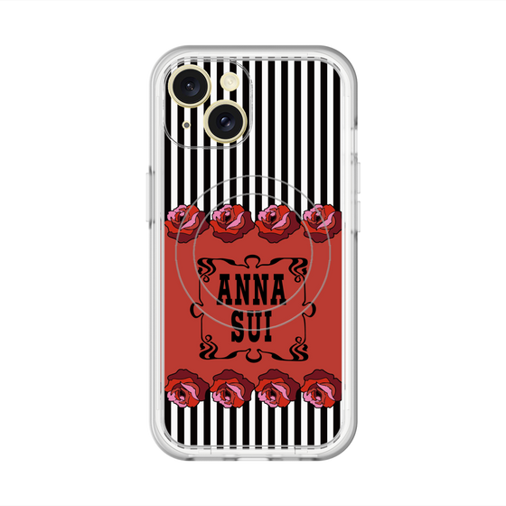 スリムプロテクションプレミアムケース with MagSafe［ ANNA SUI - ローズ ］