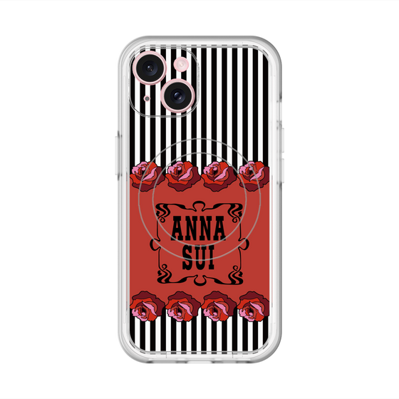 スリムプロテクションプレミアムケース with MagSafe［ ANNA SUI - ローズ ］
