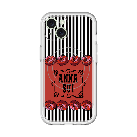 スリムプロテクションプレミアムケース with MagSafe［ ANNA SUI - ローズ ］