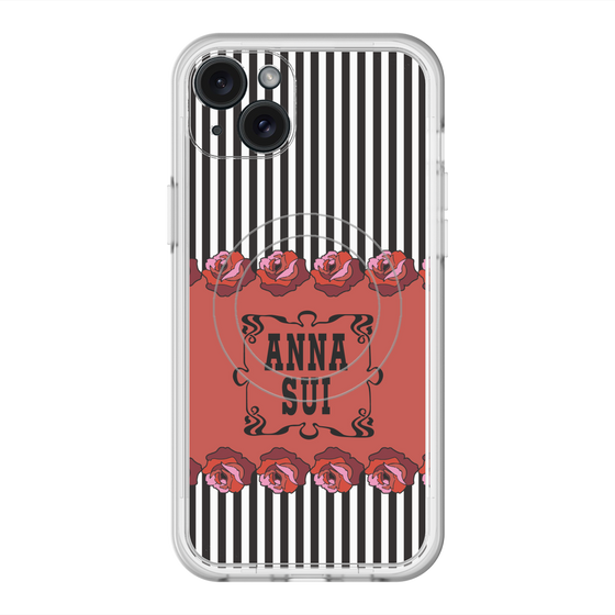 スリムプロテクションプレミアムケース with MagSafe［ ANNA SUI - ローズ ］
