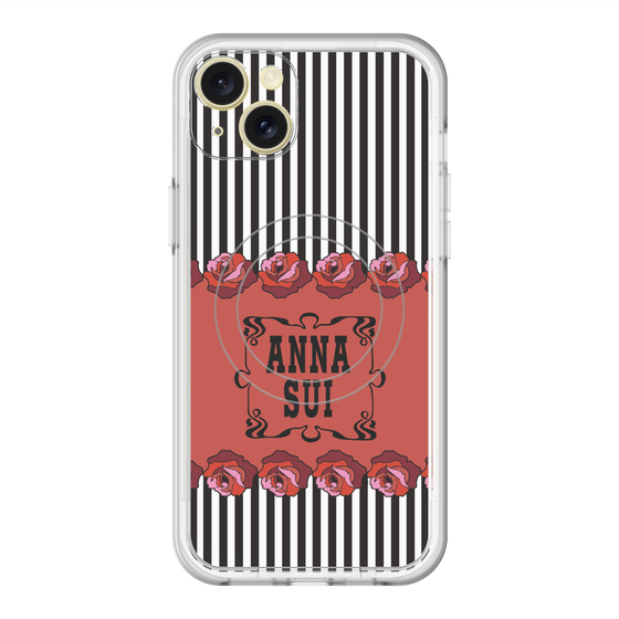 スリムプロテクションプレミアムケース with MagSafe［ ANNA SUI - ローズ ］
