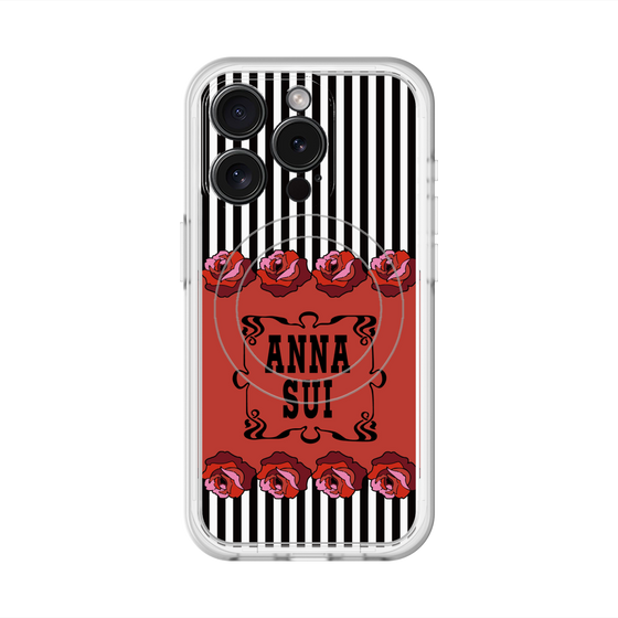 スリムプロテクションプレミアムケース with MagSafe［ ANNA SUI - ローズ ］