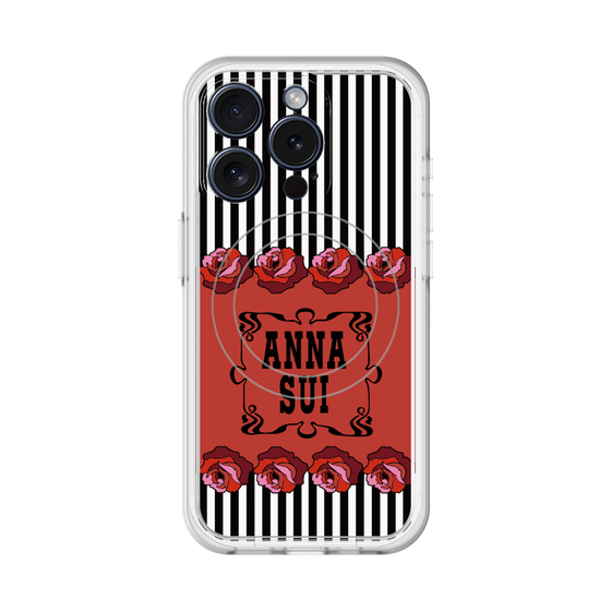 スリムプロテクションプレミアムケース with MagSafe［ ANNA SUI - ローズ ］