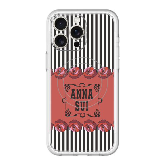 スリムプロテクションプレミアムケース with MagSafe［ ANNA SUI - ローズ ］