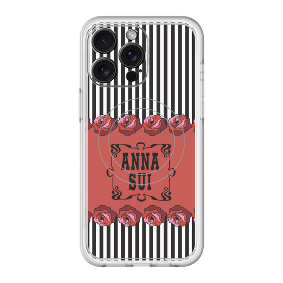 スリムプロテクションプレミアムケース with MagSafe［ ANNA SUI - ローズ ］