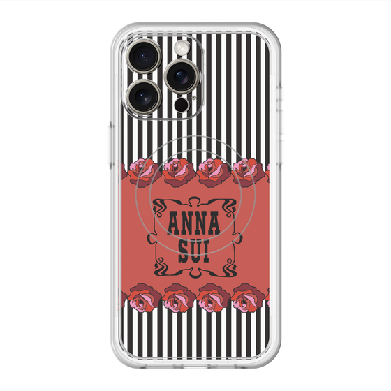 スリムプロテクションプレミアムケース with MagSafe［ ANNA SUI - ローズ ］