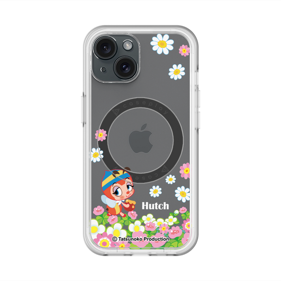 スリムプロテクションプレミアムケース with MagSafe［ 昆虫物語 みなしごハッチ - 花 ］