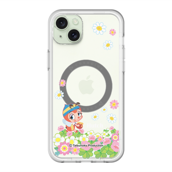 スリムプロテクションプレミアムケース with MagSafe［ 昆虫物語 みなしごハッチ - 花 ］