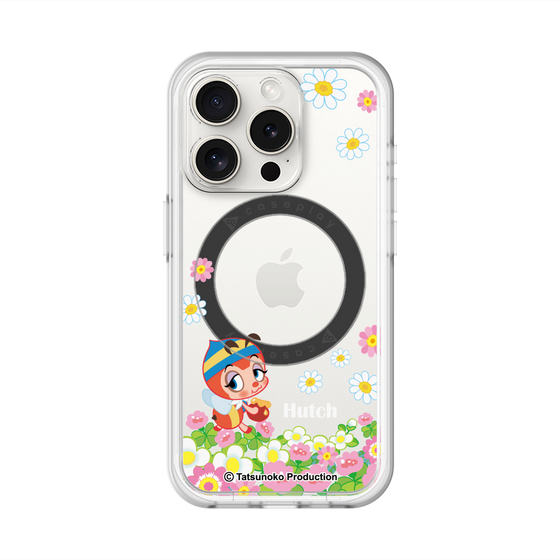 スリムプロテクションプレミアムケース with MagSafe［ 昆虫物語 みなしごハッチ - 花 ］