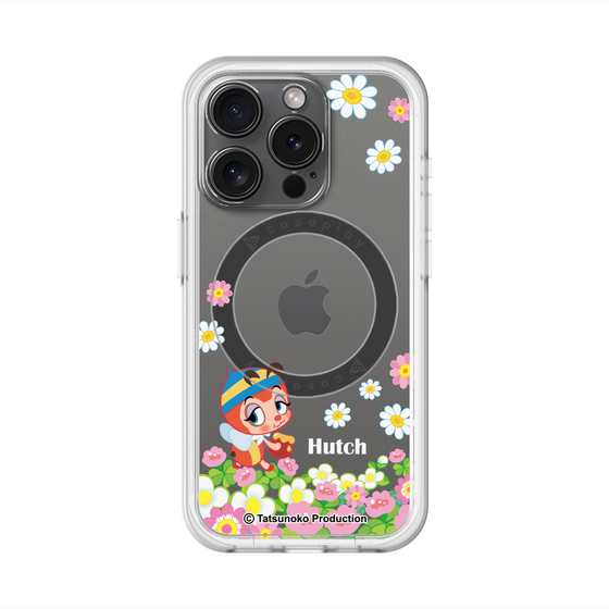 スリムプロテクションプレミアムケース with MagSafe［ 昆虫物語 みなしごハッチ - 花 ］