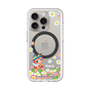 スリムプロテクションプレミアムケース with MagSafe［ 昆虫物語 みなしごハッチ - 花 ］
