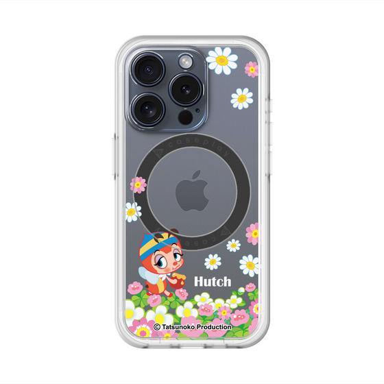 スリムプロテクションプレミアムケース with MagSafe［ 昆虫物語 みなしごハッチ - 花 ］