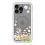 スリムプロテクションプレミアムケース with MagSafe［ 昆虫物語 みなしごハッチ - 花 ］