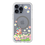 スリムプロテクションプレミアムケース with MagSafe［ 昆虫物語 みなしごハッチ - 花 ］
