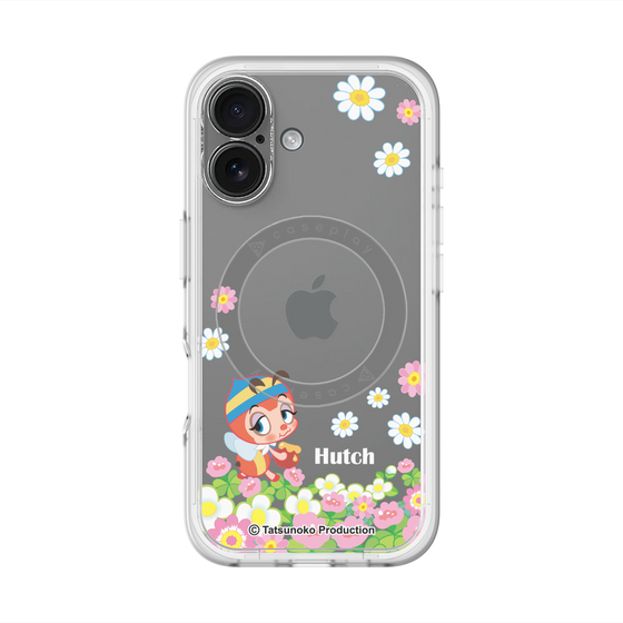 スリムプロテクションプレミアムケース with MagSafe［ 昆虫物語 みなしごハッチ - 花 ］