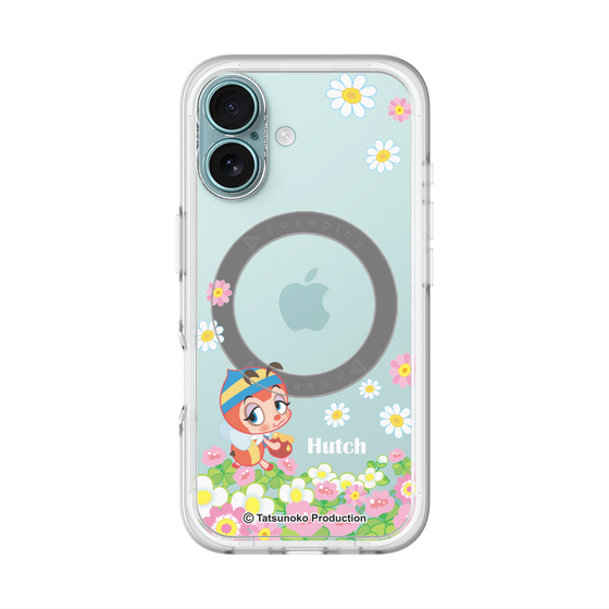 スリムプロテクションプレミアムケース with MagSafe［ 昆虫物語 みなしごハッチ - 花 ］