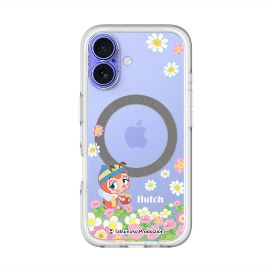 スリムプロテクションプレミアムケース with MagSafe［ 昆虫物語 みなしごハッチ - 花 ］