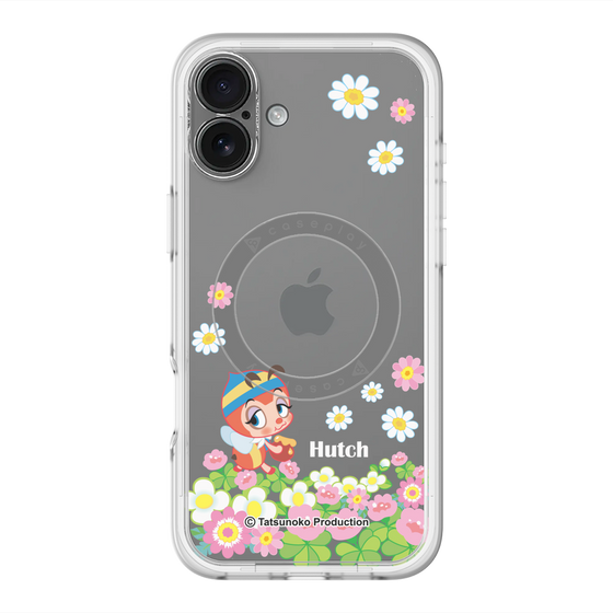 スリムプロテクションプレミアムケース with MagSafe［ 昆虫物語 みなしごハッチ - 花 ］