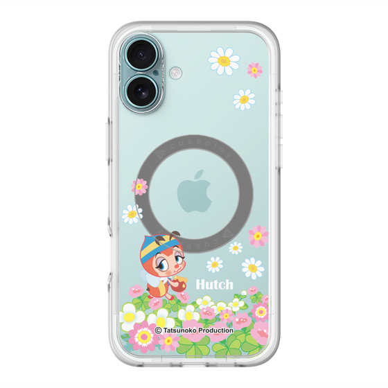 スリムプロテクションプレミアムケース with MagSafe［ 昆虫物語 みなしごハッチ - 花 ］