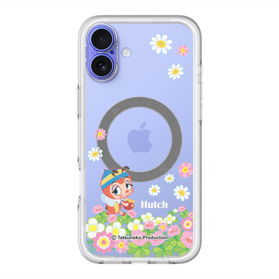 スリムプロテクションプレミアムケース with MagSafe［ 昆虫物語 みなしごハッチ - 花 ］