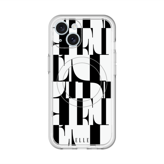 スリムプロテクションプレミアムケース with MagSafe［ ELLE - カットロゴ ］