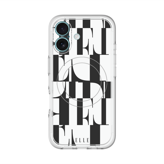 スリムプロテクションプレミアムケース with MagSafe［ ELLE - カットロゴ ］